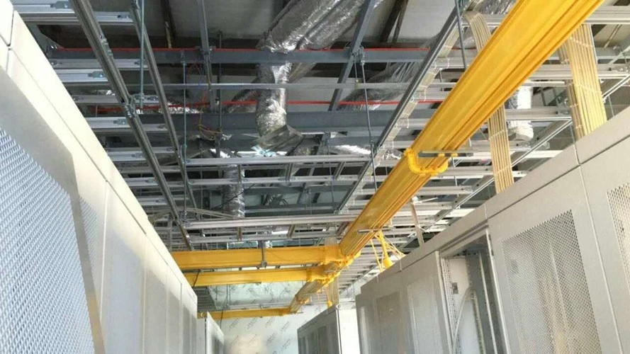 fiber cable trays in data center